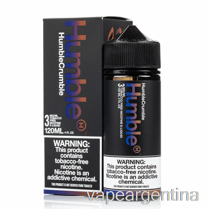 Crumble Humilde - Jugo Humilde Co. - 120ml 0mg Vape Argentina